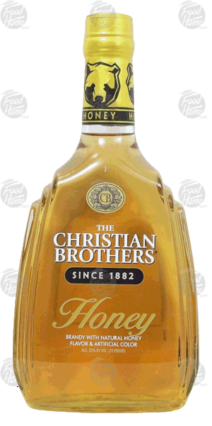 Christian Brothers brandy with natural honey flavor, 35% alc. by vol. 750 milliliter