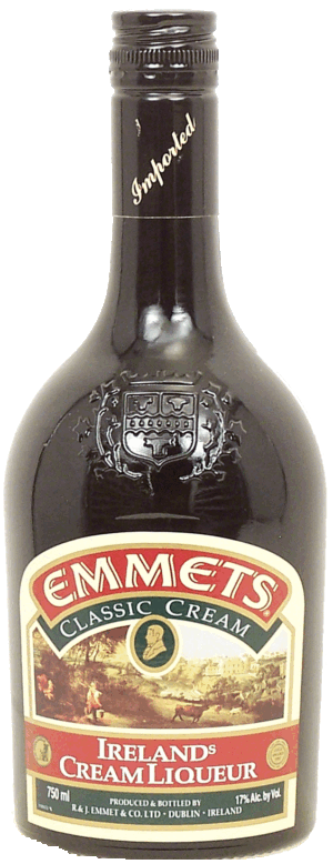 Emmet's Ireland's cream liqueur, 17% alc. by vol. 750 milliliter