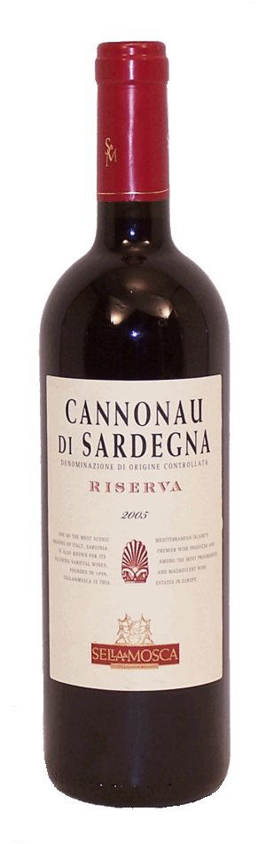 Sella & Mosca Cannonau di Sardegna red wine, italy, 13.5% alc./vol. 750 milliliter