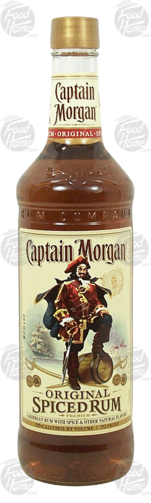 Captain Morgan Original caribbean spiced rum, 35% alc. by vol. 750 milliliter