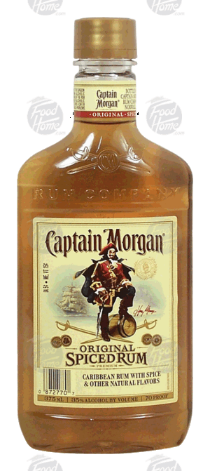 Captain Morgan Original spiced rum, 35% alc. by vol. 375 milliliter