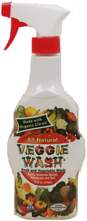 Veggie Wash fruit & vegetable wash, safely removes waxes, chemicals and soil 16 fluid ounce