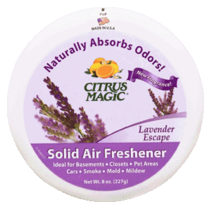 Citrus Magic solid air freshener, lavender escape scent 8 ounce