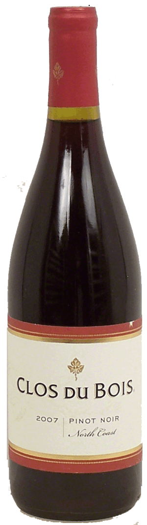 Clos Du Bois pinot noir or North Coast, 13.5% alc. by vol. 750 milliliter