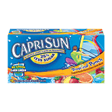 CapriSun tropical punch flavored juice drink blend, 10 6-fl. oz pouches, 10% juice 60 fluid ounce