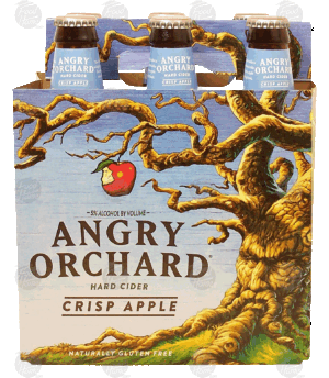 Angry Orchard hard cider crisp apple, 5% alc. by vol., 12-fl. oz. 6 pack