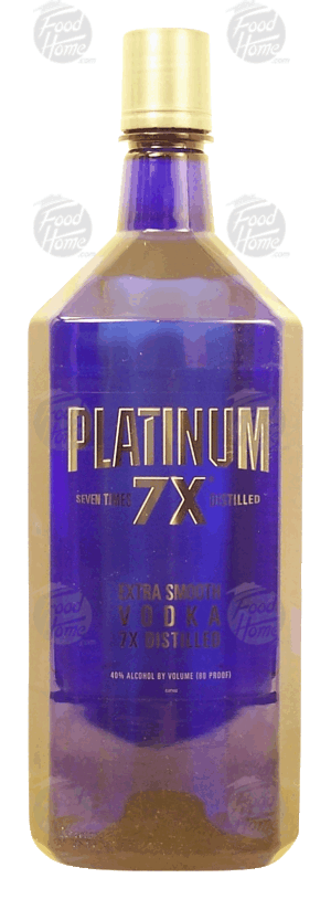 Platinum Extra Smooth vodka, distilled 7 times, 40% alc. by vol. 1.75