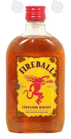 Fireball cinnamon whisky, 33% alc. by vol. 375 milliliter