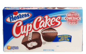 Hostess CupCakes frosted chocolate cake with creamy filling, 8 individually wrapped cakes 12.7 ounce