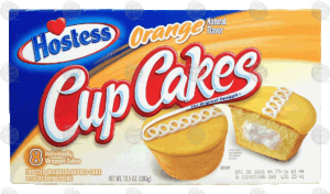 Hostess orange cup cakes with creamy filling, 8-individually wrapped 13.5 ounce