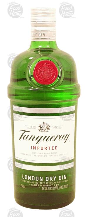 Tanqueray london dry gin, distilled four times 750 milliliter