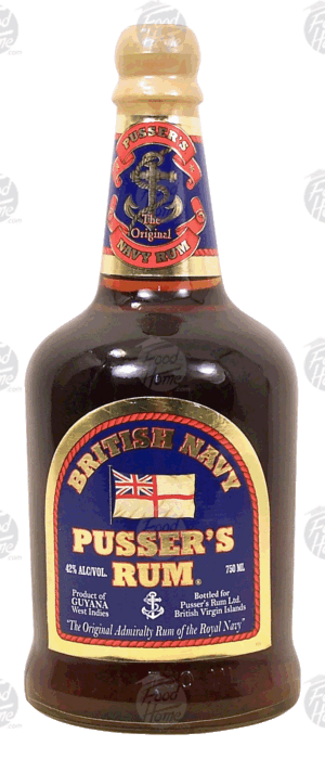 Pusser's British Navy rum, 42% alc. by vol. 750 milliliter