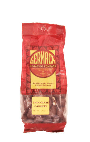 Germack Pistachio Company chocolate covered cashews 1 pound