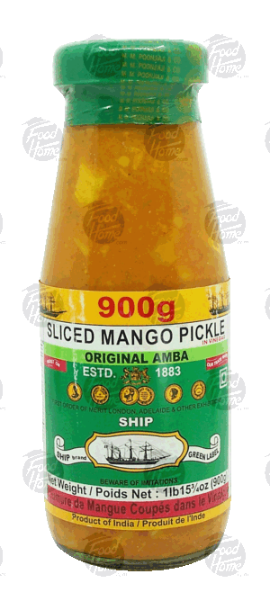 Ship Brand Original Amba sliced mango pickles 900 gram