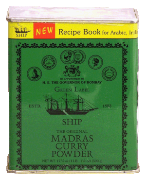 Ship Brand Green Label madras curry powder, original 500 gram