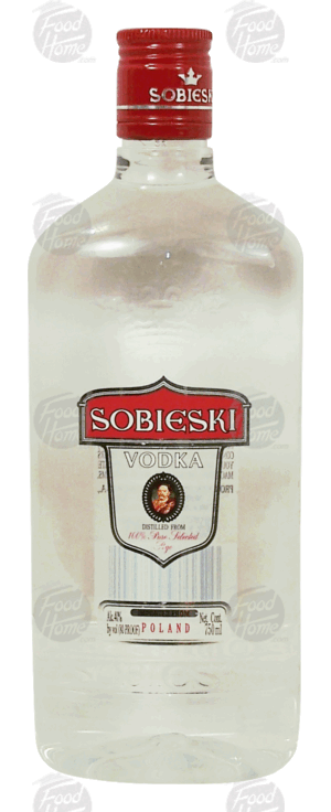 Sobieski vodka from Poland, 40% alc. by vol. 750 milliliter