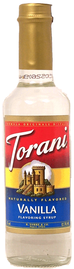 Torani vanilla flavoring syrup 12.7 fluid ounce