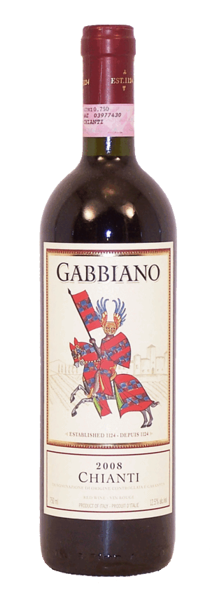 Gabbiano chianti, italy, 12.5% alc./vol. 750 milliliter