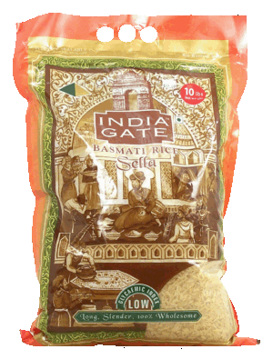 India Gate Sella basmati rice 10 pound