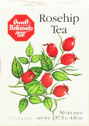 OnnO Behrends Tee rosehip tea, 50-tea bags, caffeine free 4.8 ounce