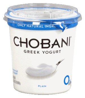 Chobani Greek Yogurt non-fat plain yogurt 32 ounce
