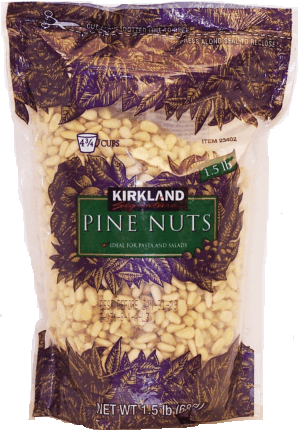 Kirkland Signature pine nuts, ideal for pasta and salads 1.5 pound