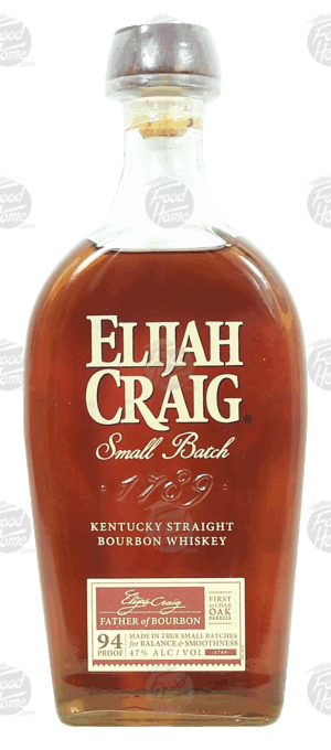 Elijah Craig kentucky straight bourbon whiskey, small batch, 47% alc. by vol. 750 milliliter