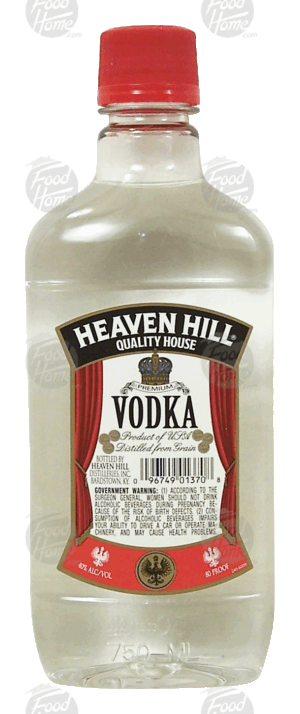 Heaven Hill Premium vodka, 40% alc. by vol. 750 milliliter