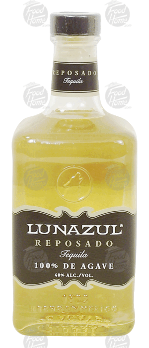 Lunazul Reposado tequila, 100% de agave, 40% alc. by vol. 750 milliliter