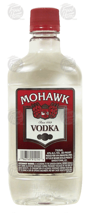 Mohawk vodka, 40% alc. by vol. 750 milliliter