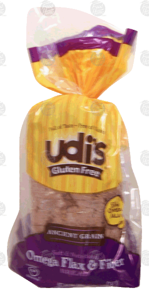 udi's Gluten Free omega flax & fiber bread 14.3 ounce