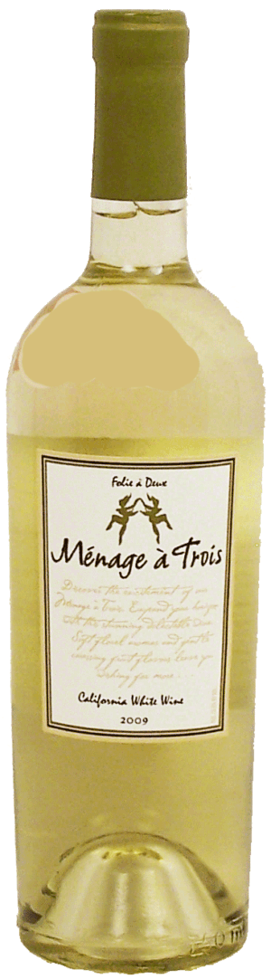 Folie A Deux Menage a Trois white wine of California, 13% alc. by vol. 750 milliliter